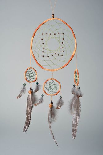 Decorative handmade Dreamcatcher unusual home decor designer lovely panel - MADEheart.com