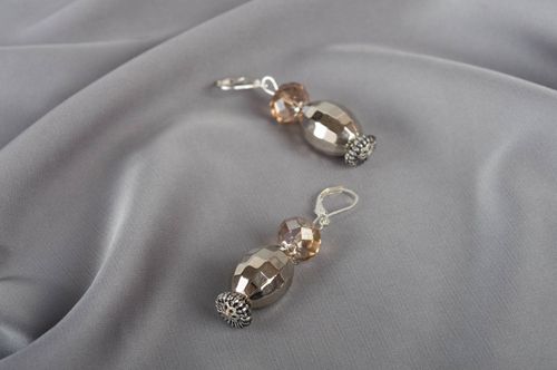 Boucles doreilles pendantes Bijou mode fait main de soirée Cadeau pour femme - MADEheart.com