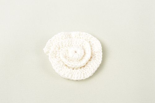 Handmade crocheted flower blank designer cute fittings blank for jewelry - MADEheart.com