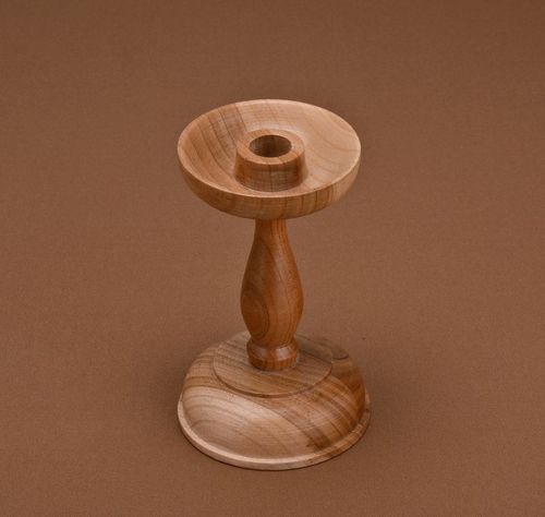 Wooden candlestick Candle holder - MADEheart.com