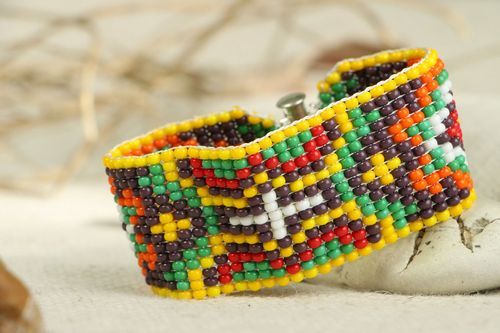Bracelet with Czech beads Carpathian - MADEheart.com