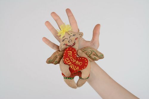 Imã de tecido artesanal  - MADEheart.com