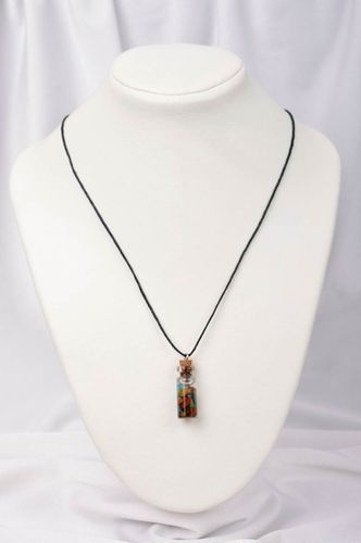 Colgante hecho a mano bote con piedras accesorio para mujer bisutería de moda - MADEheart.com