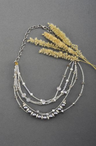 Collana di cristalli fatta a mano originale di moda bigiotteria da donna - MADEheart.com