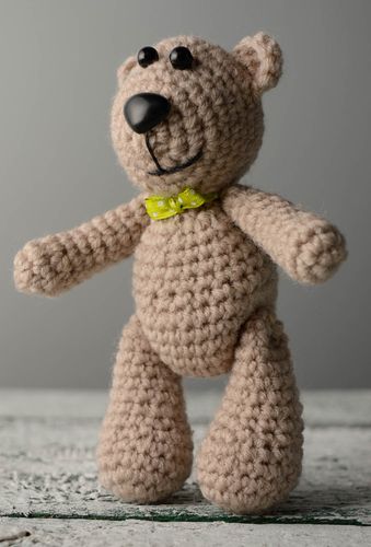 Soft crochet toy Bear - MADEheart.com