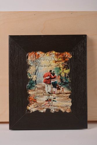 Handmade designer wood panel beautiful interior picture decorative use only - MADEheart.com