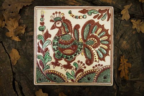 Piastrella con affresco decorativa - MADEheart.com