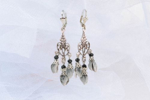 Polymer clay dangle earrings - MADEheart.com