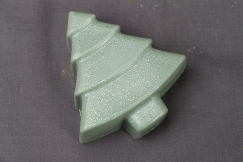 Beautiful soap in the shape of fir tree - MADEheart.com