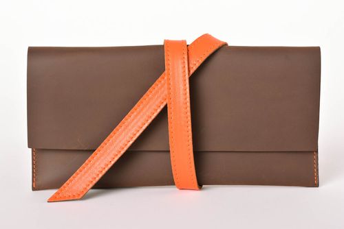 Handmade organizer travel case ticket holder handmade leather goods cool gifts - MADEheart.com