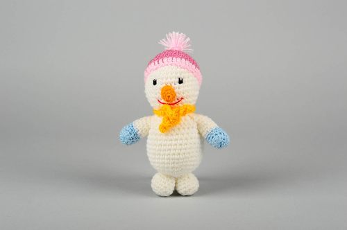 Handgefertigt Häkel Kuscheltier Spielzeug Weihnachtsmann Geschenkidee für Kinder - MADEheart.com