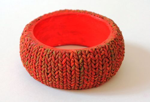 Bracelet made of polymer clay - MADEheart.com