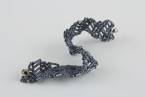 Bracelet tressé à la main en perles de rocaille  - MADEheart.com