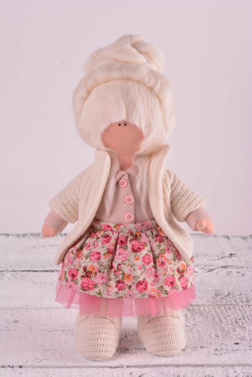 Кукла ручной работы кукла из ткани мягкая кукла текстильная интересная - MADEheart.com