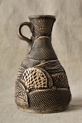 Керамическая ваза для цветов ручной работы красивая ваза декор для дома - MADEheart.com