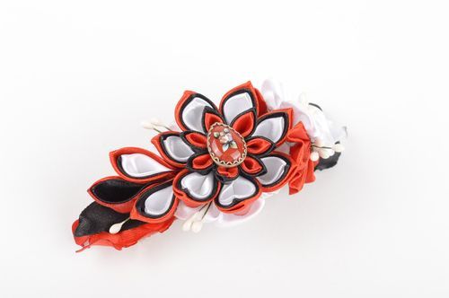 Handmade designer hair clip unusual beautiful hair clip flower hair accessory - MADEheart.com