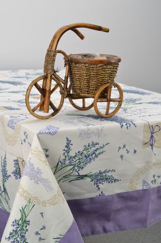 Beautiful rectangular fabric tablecloth - MADEheart.com