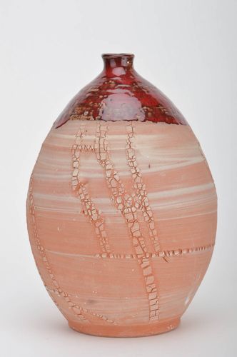 Large ceramic Roman style water amphora 12 inches vase 2,8 lb - MADEheart.com