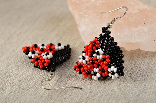 Handmade stylish earrings unusual designer jewelry cute earrings with charms - MADEheart.com