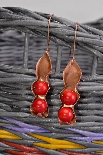 Handmade Schmuck Modeschmuck Ohrhänger Ohrringe für Damen Designer Accessoire  - MADEheart.com