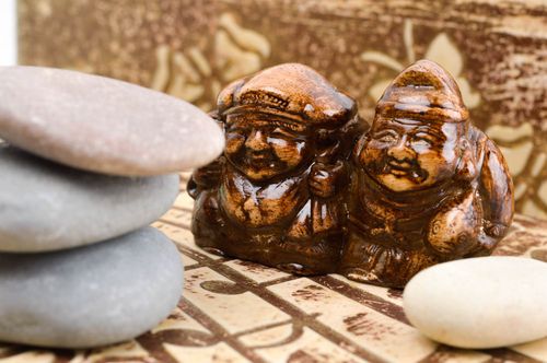 Figura de yeso artesanal decoración de interior regalo para amigos viajeros - MADEheart.com