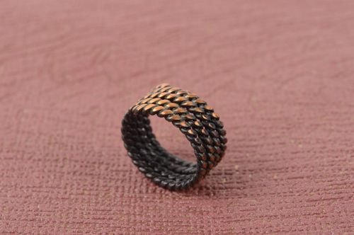 Красивое кольцо ручной работы изделие из меди необычное кольцо бижутерия - MADEheart.com