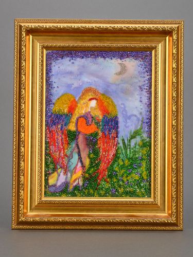 Peinture moderne faite main Ange de fertilité - MADEheart.com