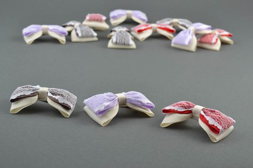 Handmade Frisur Haarspangen Set 3 Stück Haarschmuck Schleife Haar Accessoires - MADEheart.com