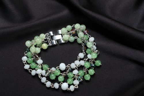 Pulsera artesanal con piedras naturales - MADEheart.com