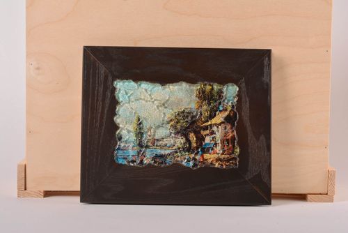 Cuadro moderno de pared adorno artesanal para casa panel decorativo de mosaico - MADEheart.com