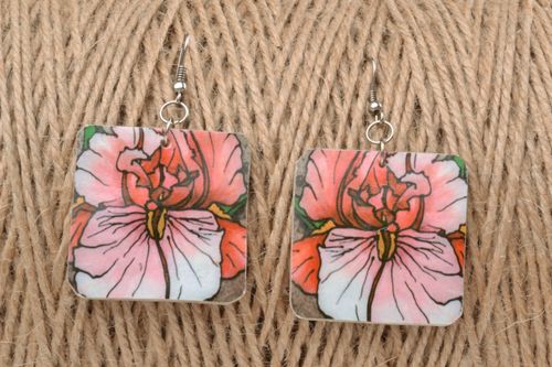 Earrings with flowers - MADEheart.com