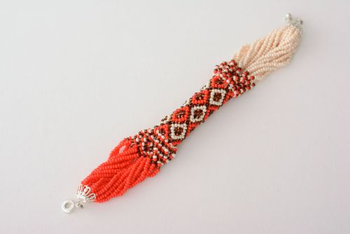 Bracelet de perles de rocaille tchèques fait main - MADEheart.com