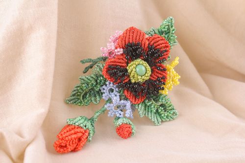 Broche applique Papoula - MADEheart.com