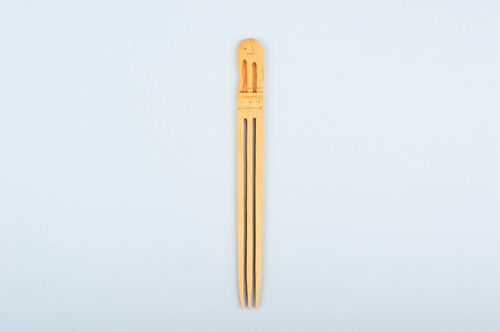 Handmade wooden hair comb hair ideas comb for long hair present for women - MADEheart.com