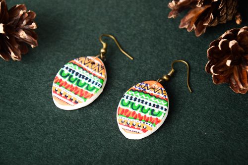 Pendientes artesanales bisutería de moda pendientes originales regalo para mujer - MADEheart.com