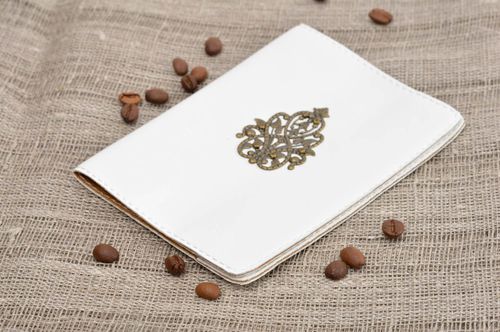 Handmade passport cover designer cover for documents unusual gift ideas - MADEheart.com
