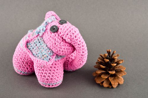 Handmade toy stuffed toy crocheted toy for babies soft nursery decor - MADEheart.com