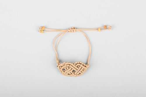 Woven handmade textile bracelet thread bracelet handmade accessories for girls - MADEheart.com