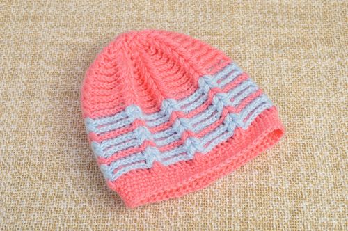 Children handmade crochet hat baby accessories designer winter hat for kids - MADEheart.com
