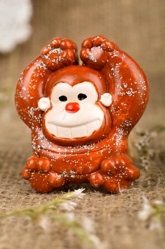 Deko Magnete für Kühlschrank handmade Deko Ideen Küche Deko Accessoire Affe - MADEheart.com