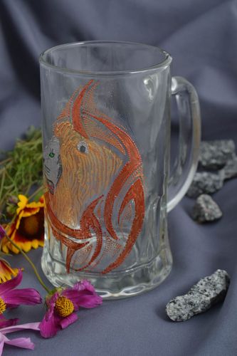 Handmade stylish glasses interesting designer tableware handmade accessories - MADEheart.com