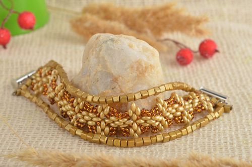 Handmade Schmuck Rocailles Armband Frauen Accessoire Modeschmuck Armband  - MADEheart.com