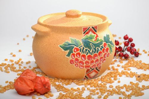Pot en argile fait main original - MADEheart.com