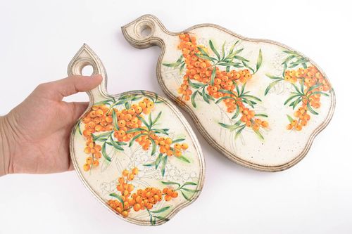 Set de tablas para cortar en la técnica de decoupage, 2 piezas  - MADEheart.com