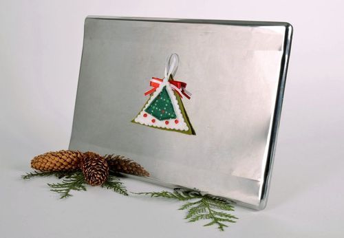 New Years magnet made from Spanish felt Christmas tree - MADEheart.com