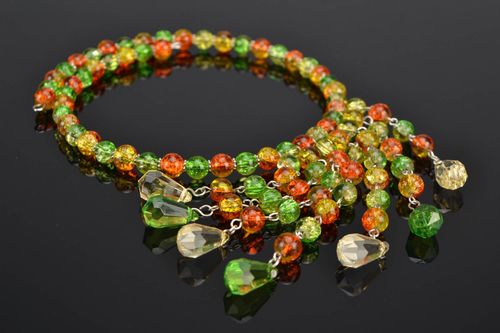 Collier en perles fantaisie fait main  - MADEheart.com