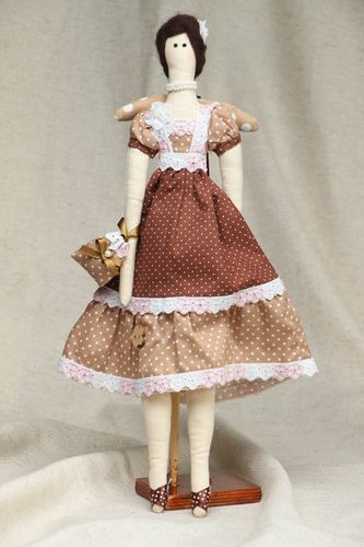 Handmade soft doll - MADEheart.com