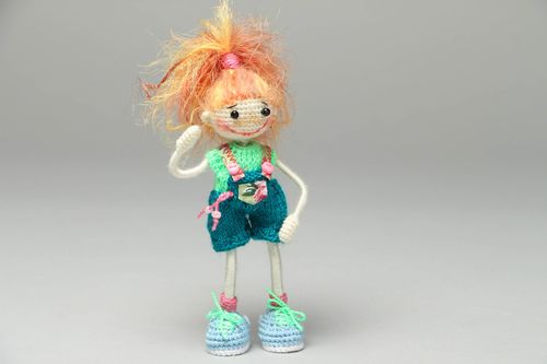 Soft crochet toy Doll - MADEheart.com