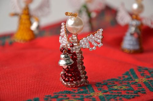 Beaded angel figurine - MADEheart.com