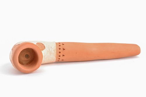 Clay tobacco pipe - MADEheart.com